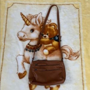 BROWN CROSSBODY/ SATCHEL BAG